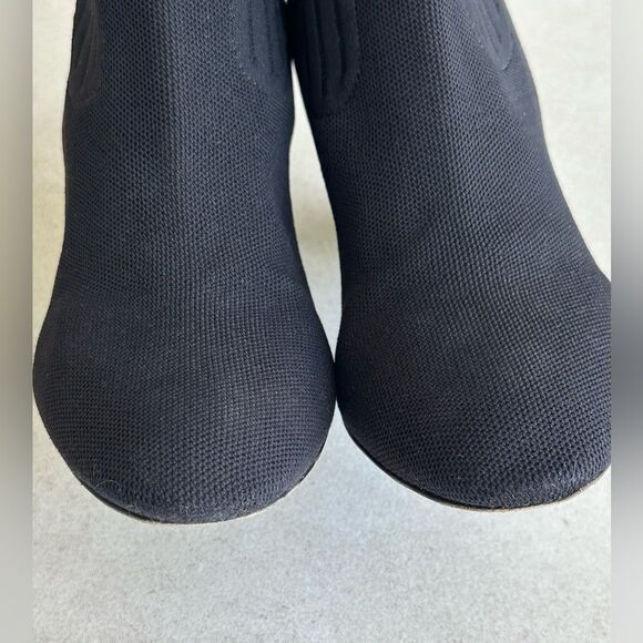 LOUIS VUITTON Monogram Stretch Fabric Silhouette Ankle Boots Black EU 40 US 10 - Picture 7 of 13